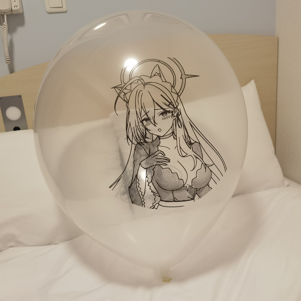 メイドなシロコ 風船 24inch Maid style shiroko balloon