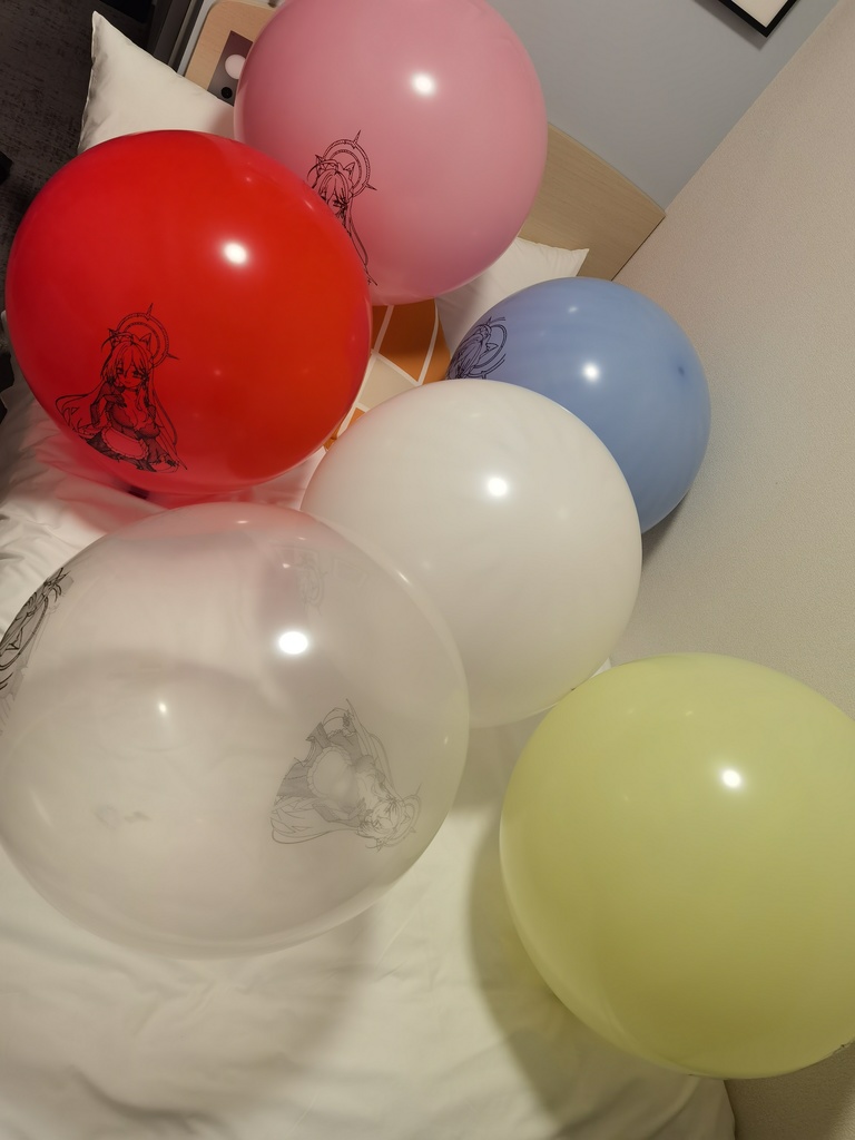 メイドなシロコ 風船 24inch Maid style shiroko balloon