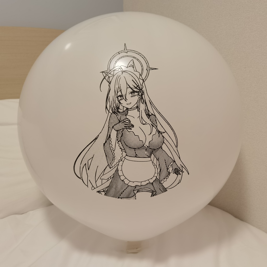 メイドなシロコ 風船 24inch Maid style shiroko balloon
