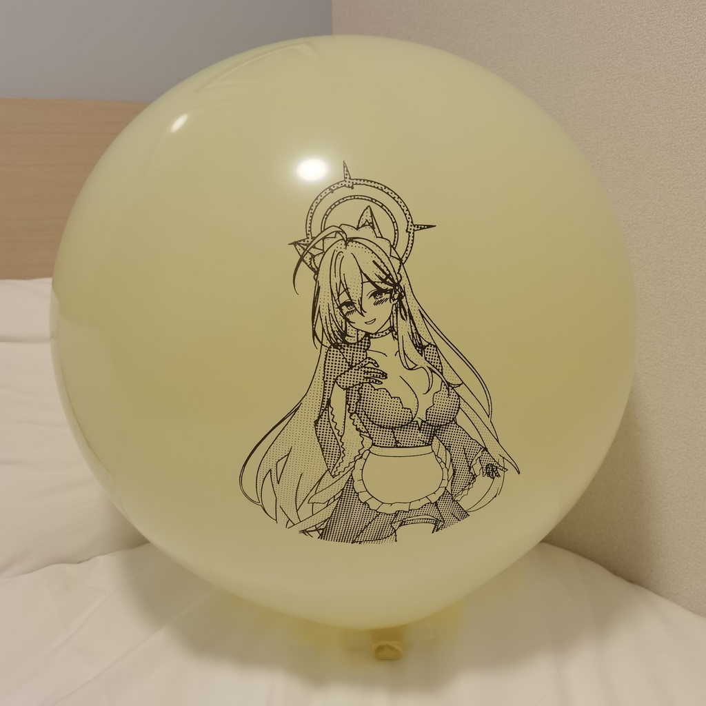 メイドなシロコ 風船 24inch Maid style shiroko balloon