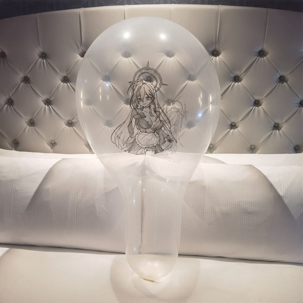 【Price down!】メイドなシロコ ロングネック風船 24inch Maid style shiroko Long-neck balloon