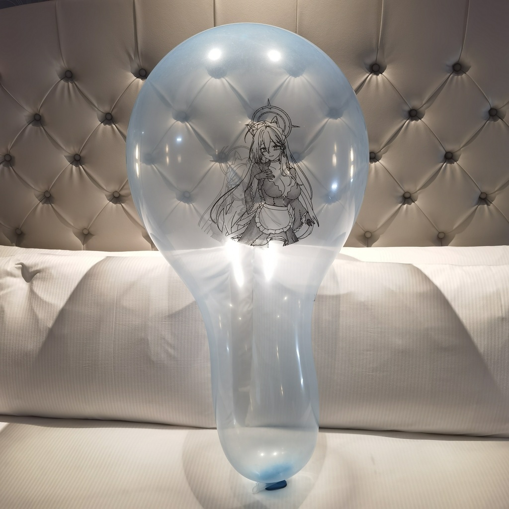 【Price down!】メイドなシロコ ロングネック風船 24inch Maid style shiroko Long-neck balloon