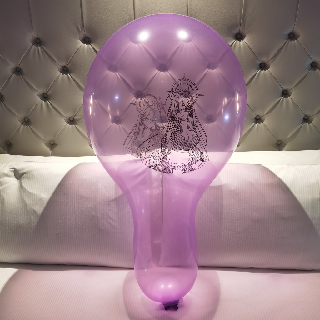【Price down!】メイドなシロコ ロングネック風船 24inch Maid style shiroko Long-neck balloon