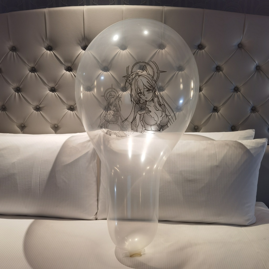 【Price down!】メイドなシロコ ロングネック風船 24inch Maid style shiroko Long-neck balloon