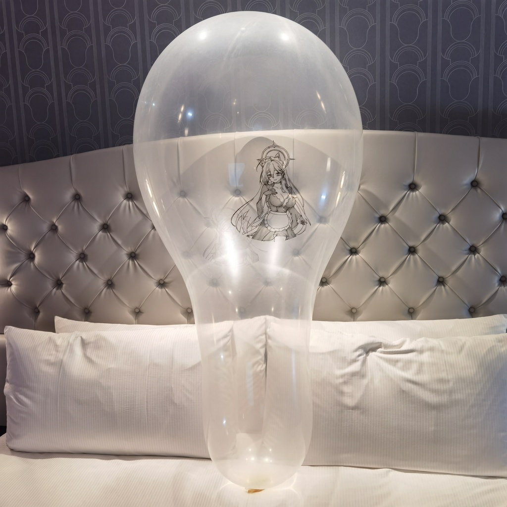 【Price down!】メイドなシロコ ロングネック風船 32inch Maid style shiroko Long-neck balloon