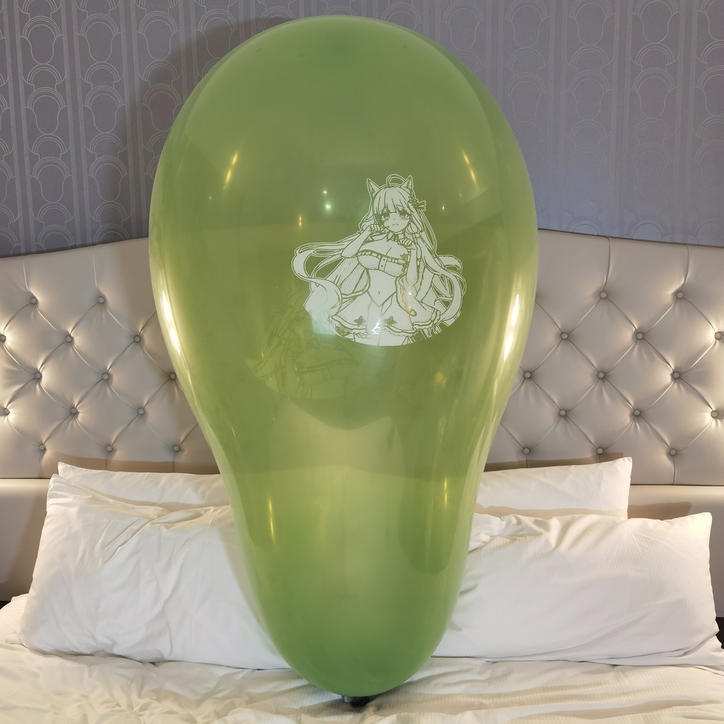 【Price down!】猫耳イラストリアス ロングネックバルーン ワイドタイプ 36inch Cat ear Illustrious Long-neck balloon wide type (Y36LW)