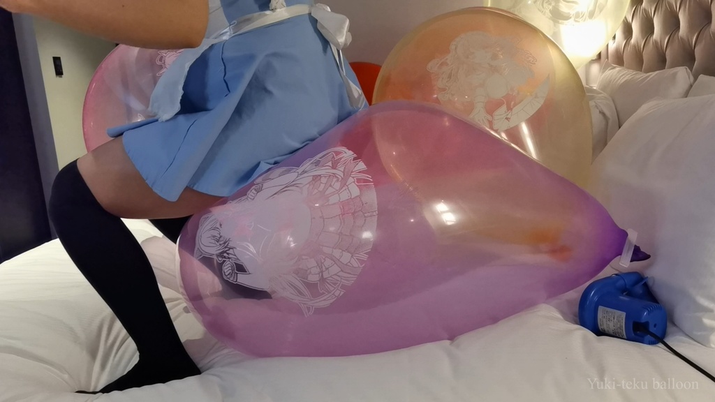 アリスMちゃんのロングネック風船遊び Alice style M-chan's Long-neck balloon play