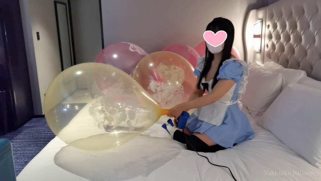 アリスMちゃんのロングネック風船遊び Alice style M-chan's Long-neck balloon play