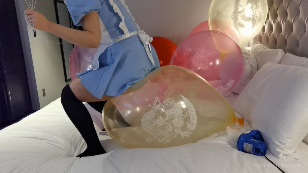 アリスMちゃんのロングネック風船遊び Alice style M-chan's Long-neck balloon play