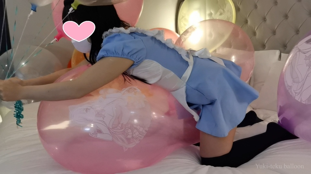 アリスMちゃんのロングネック風船遊び Alice style M-chan's Long-neck balloon play