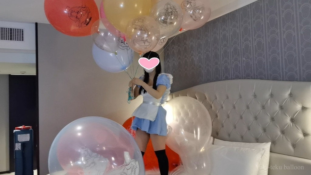 アリスMちゃんのロングネック風船遊び2 Alice style M-chan's Long-neck balloon play2