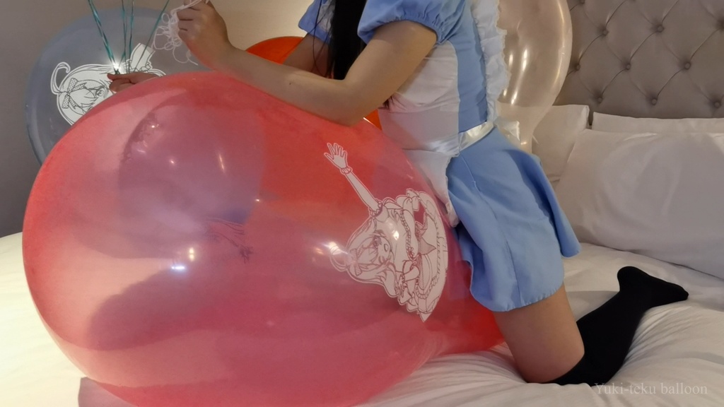 アリスMちゃんのロングネック風船遊び2 Alice style M-chan's Long-neck balloon play2