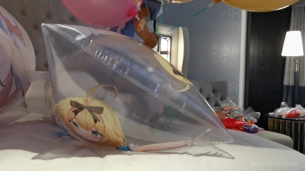 アリスMちゃんの空ビ遊び Alice style M-chan's inflatable play