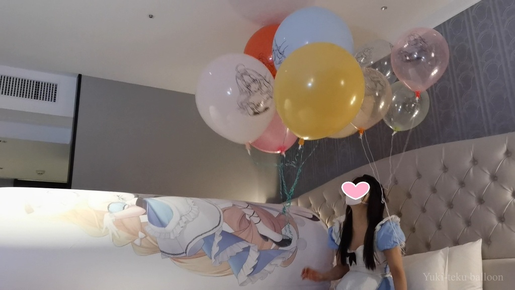 アリスMちゃんの空ビ遊び Alice style M-chan's inflatable play