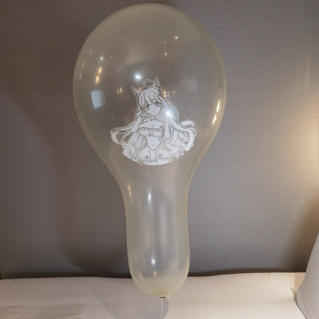 猫耳イラストリアス ロングネック風船 24inch Long-neck Cat ear Illustrious balloon