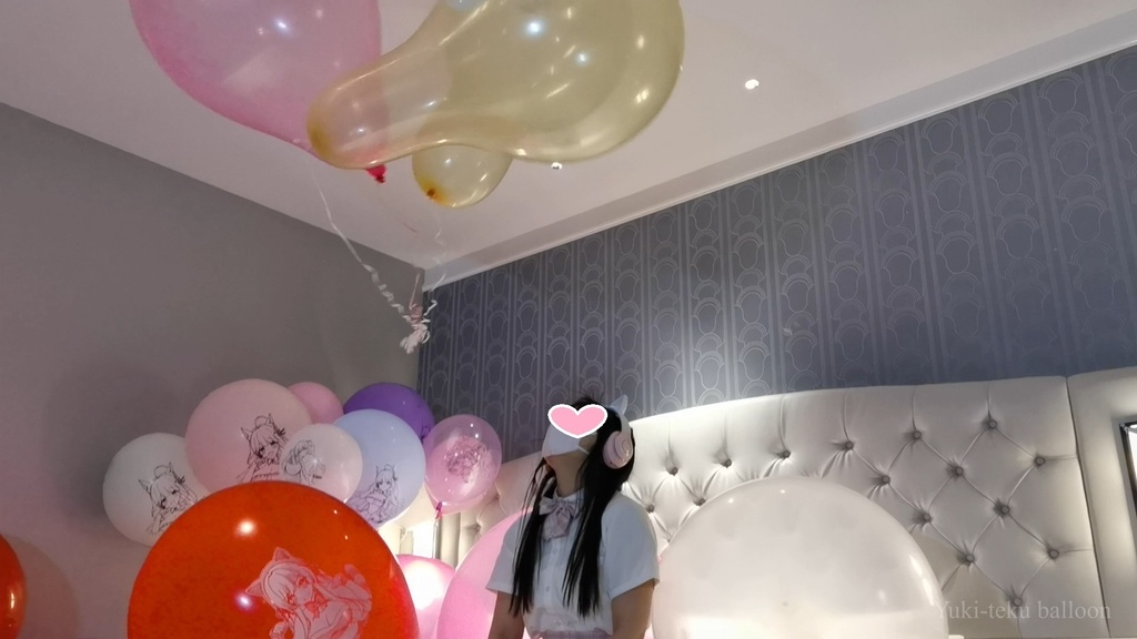 JK Mちゃんのロングネック風船遊び3 JK Style M-chan's Long-neck balloon play3