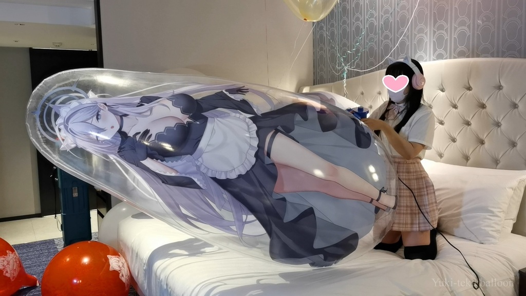 JK Mちゃんの空ビ遊び2 JK M-chan's inflatable play2