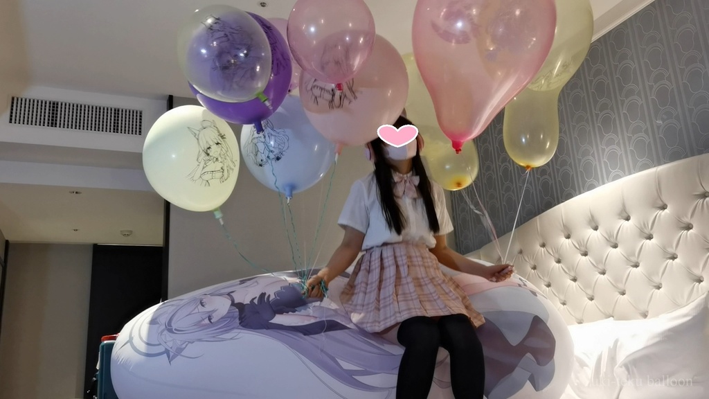 JK Mちゃんの空ビ遊び2 JK M-chan's inflatable play2