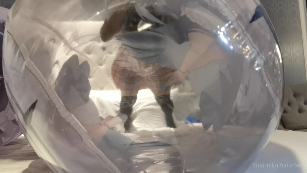 JK Mちゃんの空ビ遊び2 JK M-chan's inflatable play2