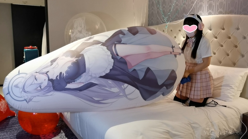 JK Mちゃんの空ビ遊び2 JK M-chan's inflatable play2