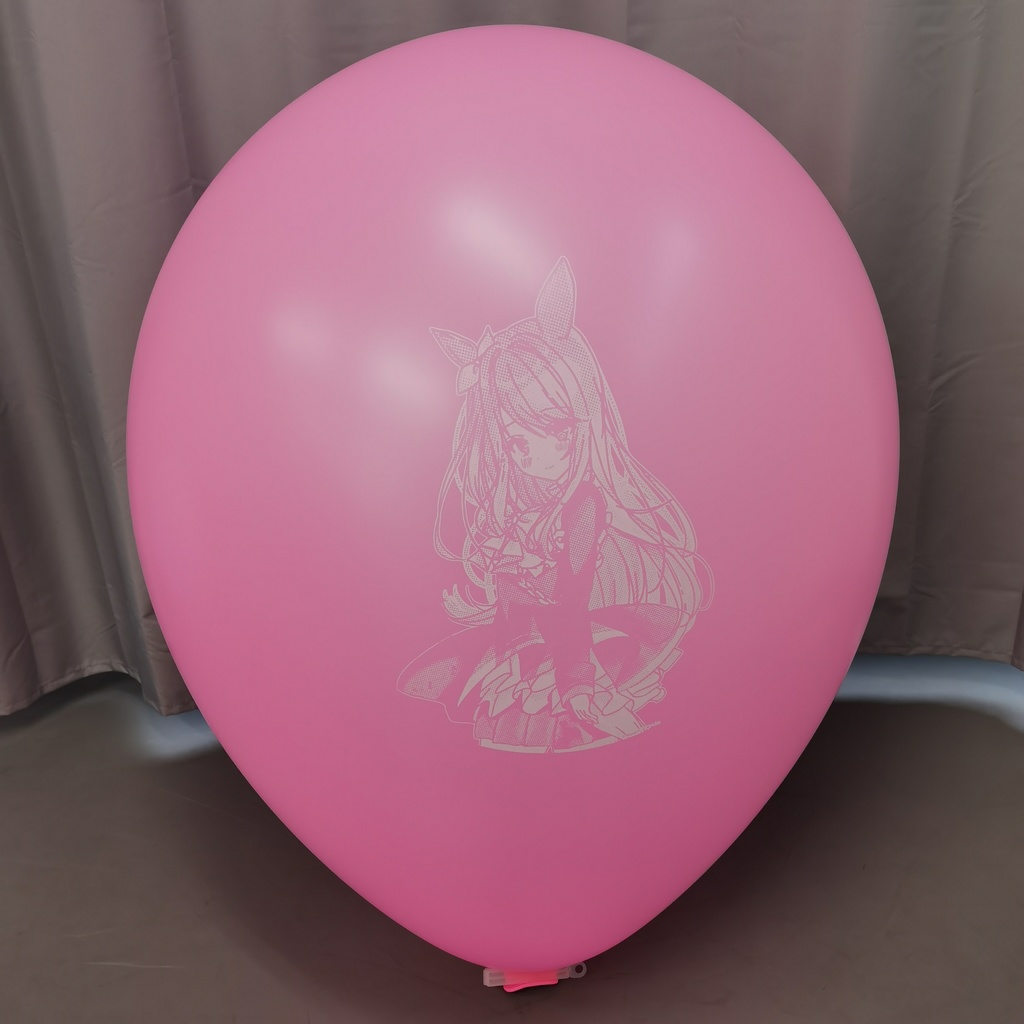 マックィーンちゃん風船 36inch パドル(オーバル)型 McQueen chan balloon Paddle(oval) type