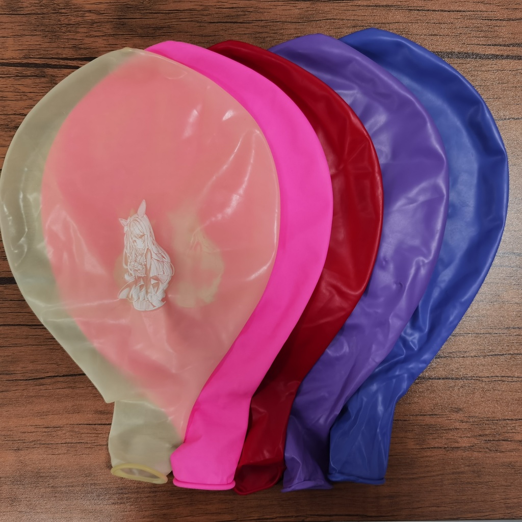 マックィーンちゃん風船 36inch パドル(オーバル)型 McQueen chan balloon Paddle(oval) type