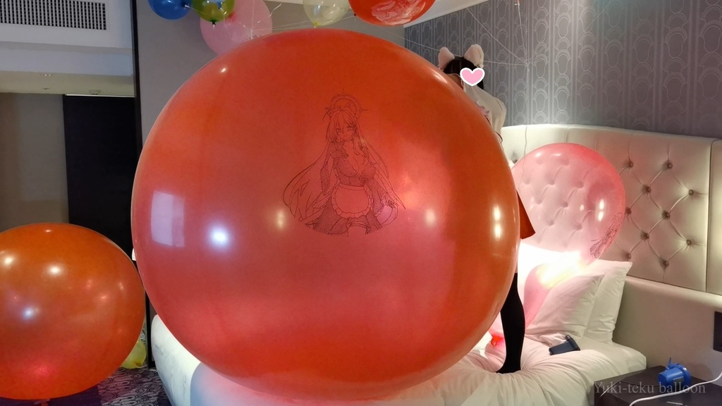 巫女さんの気球遊び Miko style M-chan's Weather balloon play 2