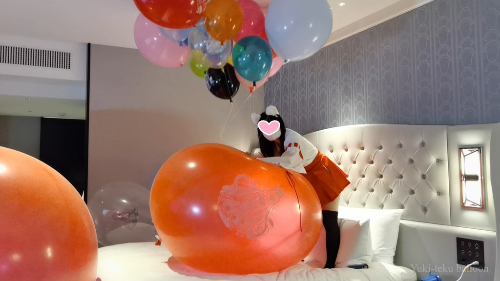 巫女さんの気球遊び Miko style M-chan's Weather balloon play 2