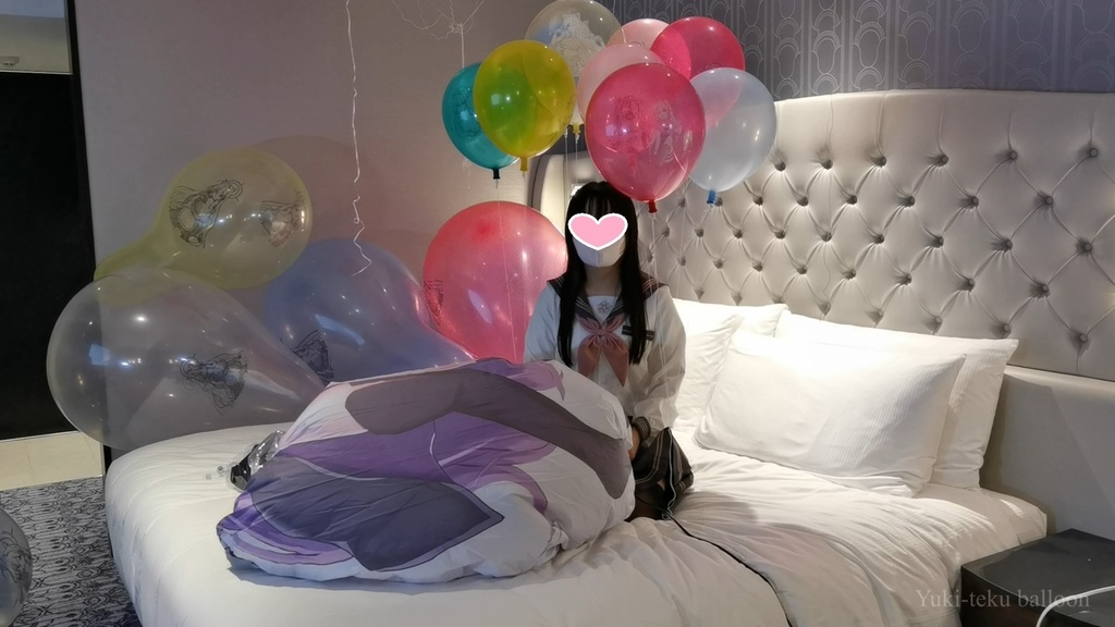 JK Mちゃんの空ビ遊び3 JK M-chan's inflatable play3