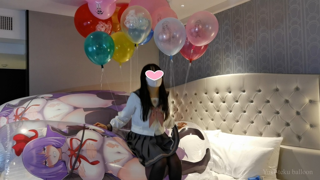 JK Mちゃんの空ビ遊び3 JK M-chan's inflatable play3