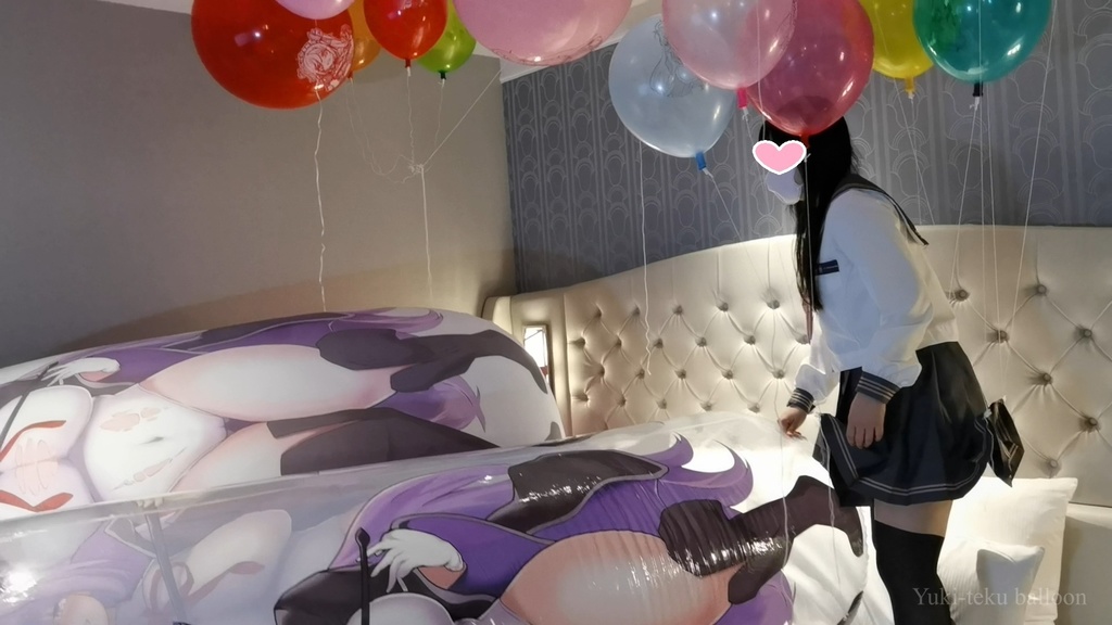 JK Mちゃんの空ビ遊び3 JK M-chan's inflatable play3