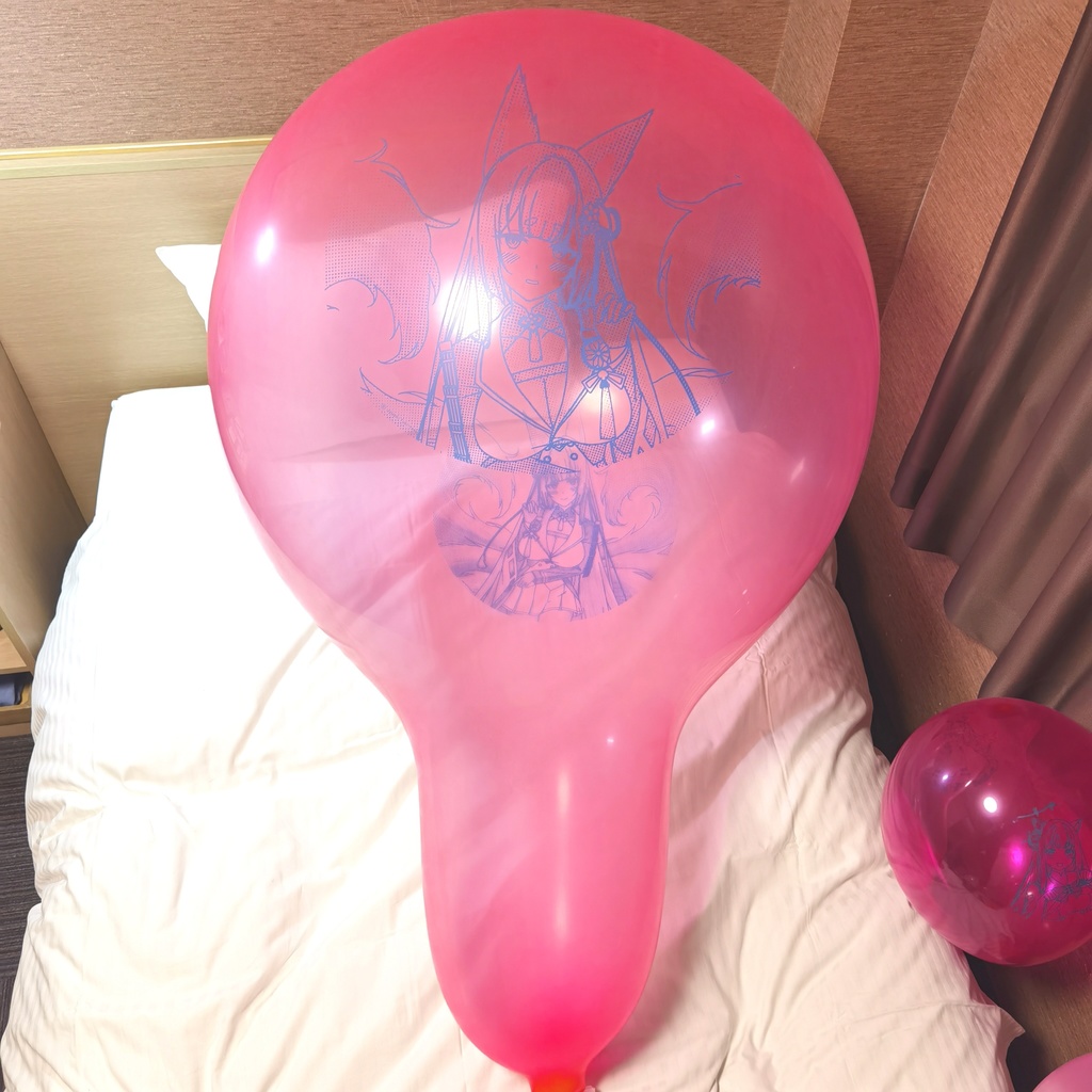 天城 ロングネックバルーン ラウンド型 40inch Amagi Long-neck balloon Round type