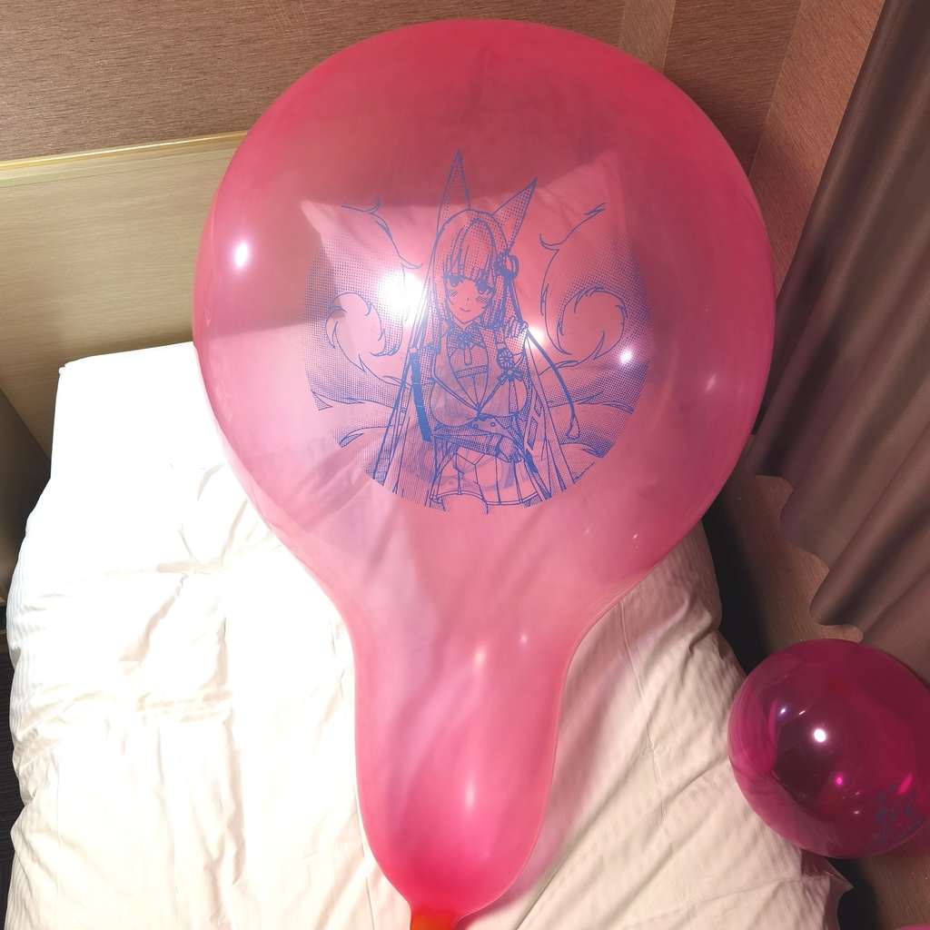 天城 ロングネックバルーン ラウンド型 40inch Amagi Long-neck balloon Round type