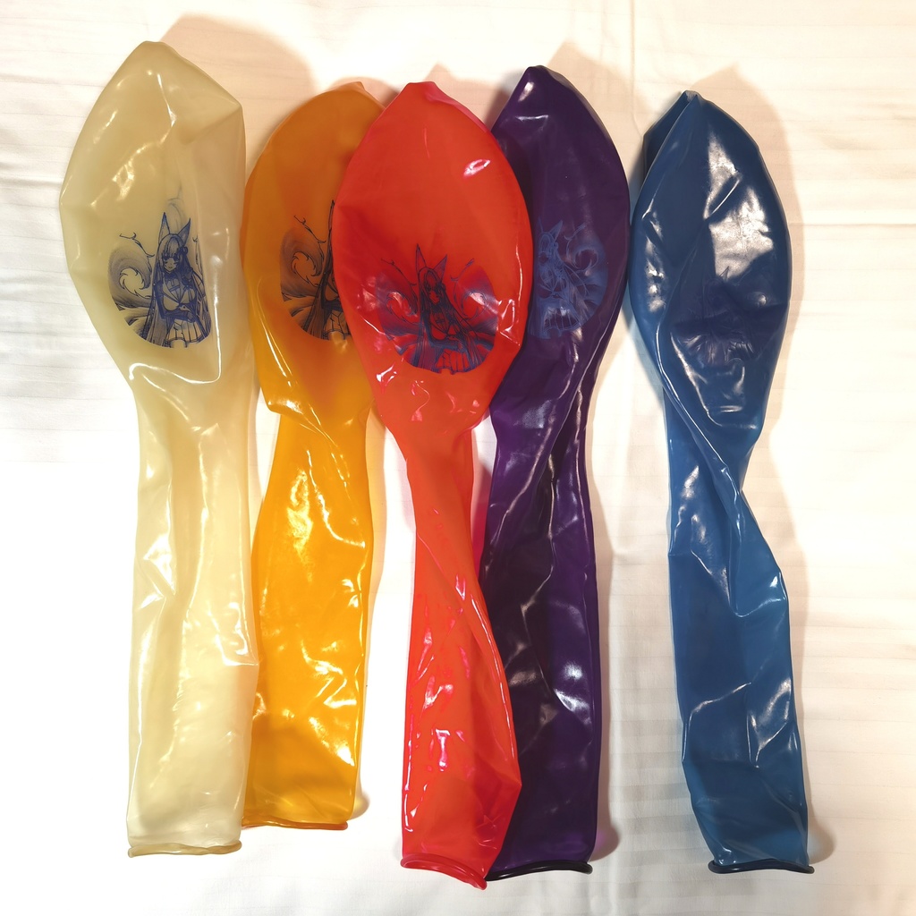 天城 ロングネックバルーン ラウンド型 40inch Amagi Long-neck balloon Round type