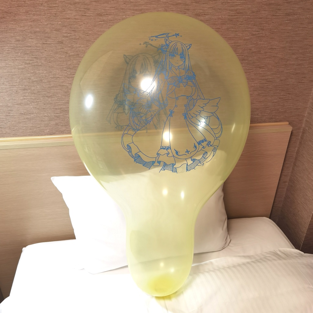猫耳ミカ ロングネックバルーン 24inch Cat ear Mika Long-neck balloon