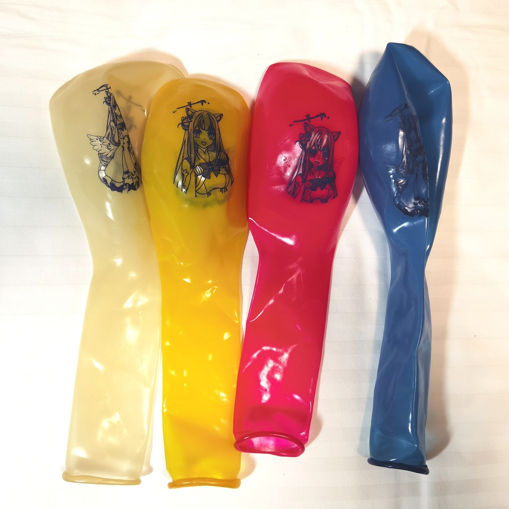 猫耳ミカ ロングネックバルーン 24inch Cat ear Mika Long-neck balloon