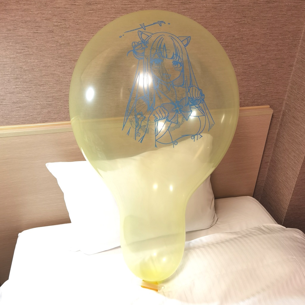 猫耳ミカ ロングネックバルーン 24inch Cat ear Mika Long-neck balloon