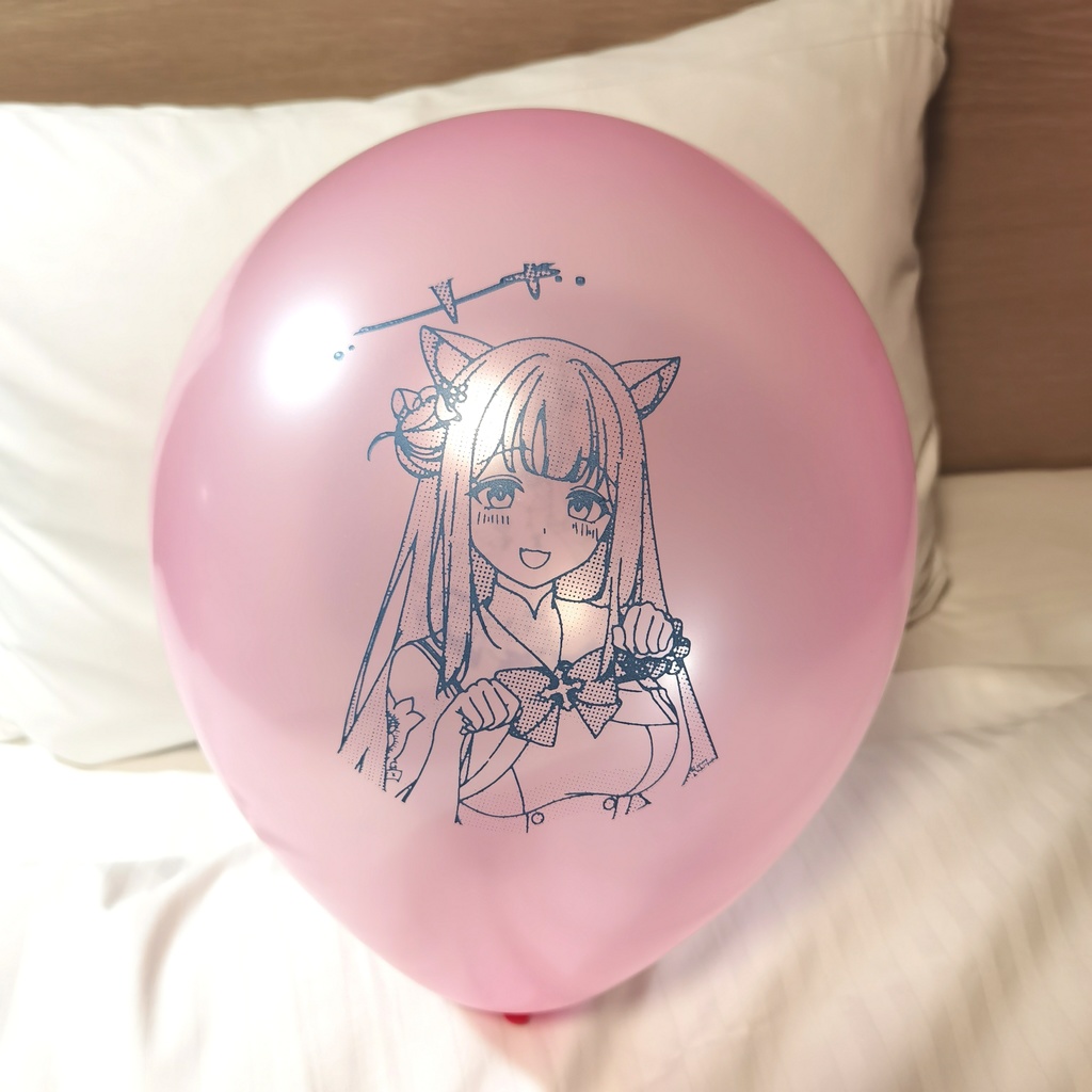 猫耳ミカ 風船 12inch Cat ear Mika balloon