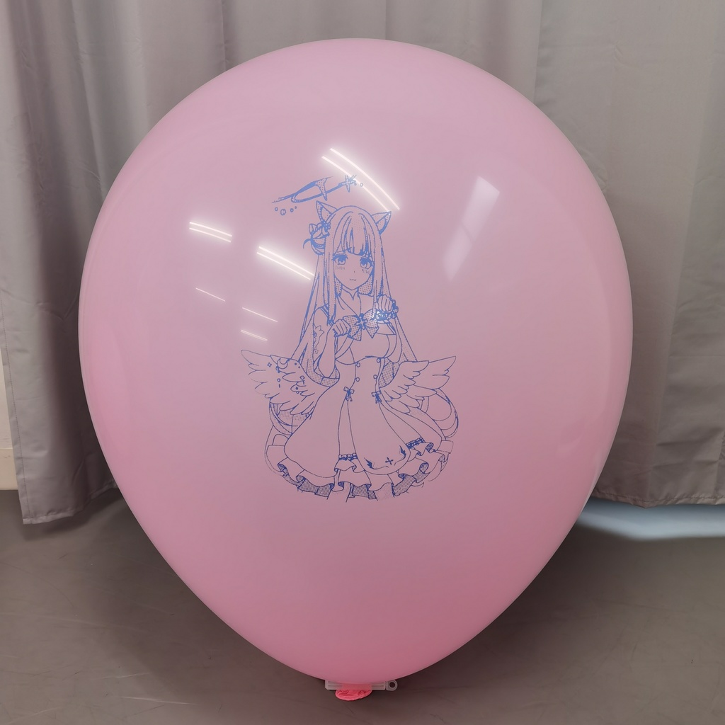 猫耳ミカ 風船 36inch パドル(オーバル)型 Cat ear Mika balloon Paddle(oval) type