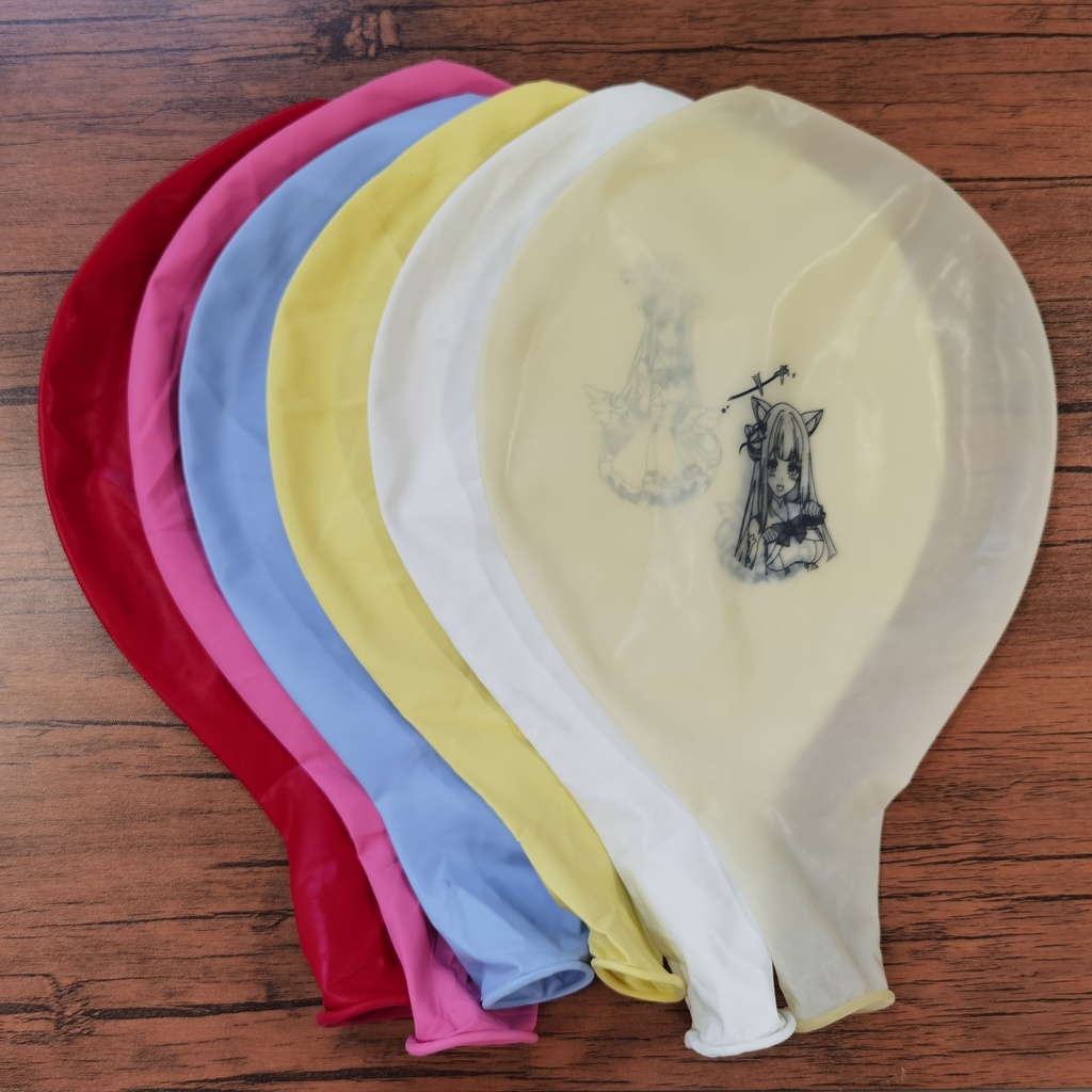 猫耳ミカ 風船 36inch パドル(オーバル)型 Cat ear Mika balloon Paddle(oval) type