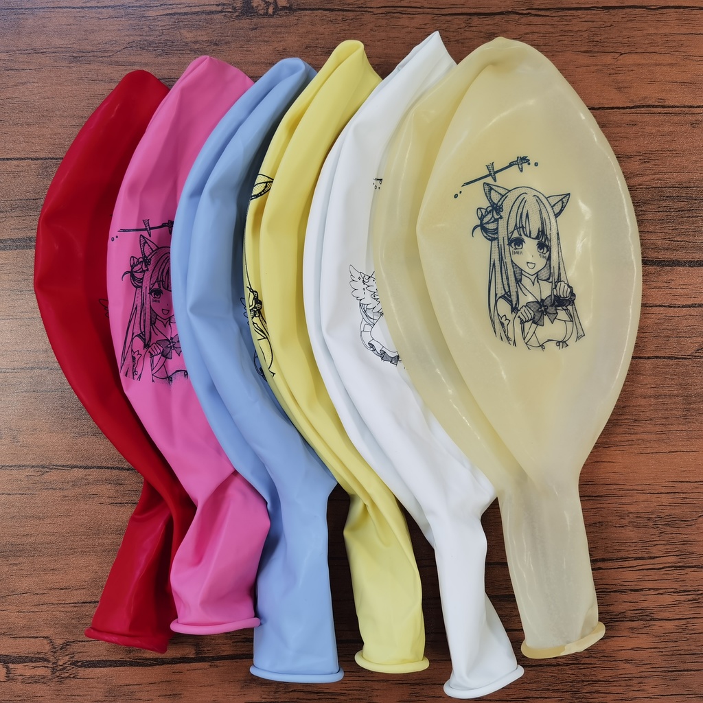 猫耳ミカ 風船 36inch ラウンド型 Cat ear Mika balloon Round type