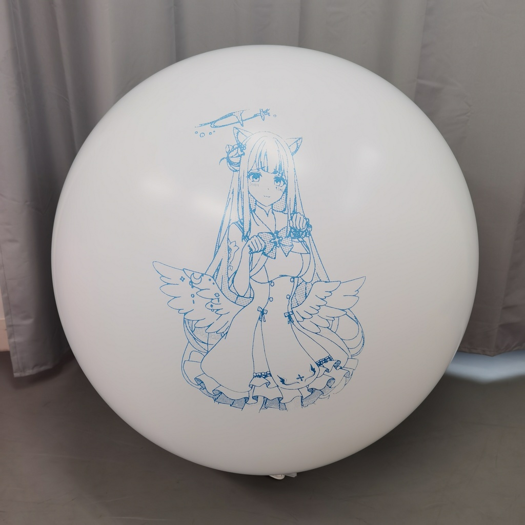 猫耳ミカ 風船 36inch ラウンド型 Cat ear Mika balloon Round type