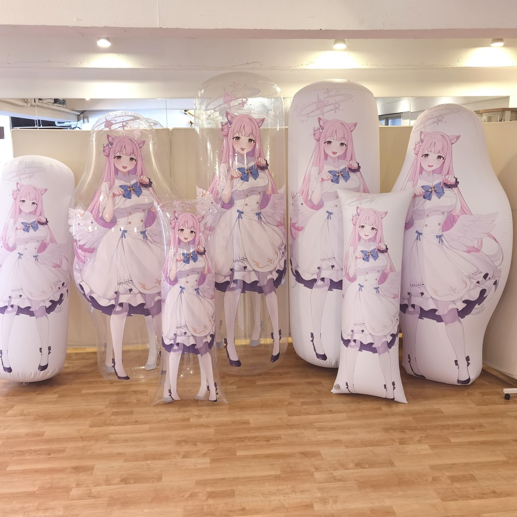 猫耳ミカ空ビ Cat ear Mika balloon inflatable