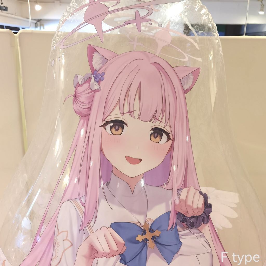 猫耳ミカ空ビ Cat ear Mika balloon inflatable