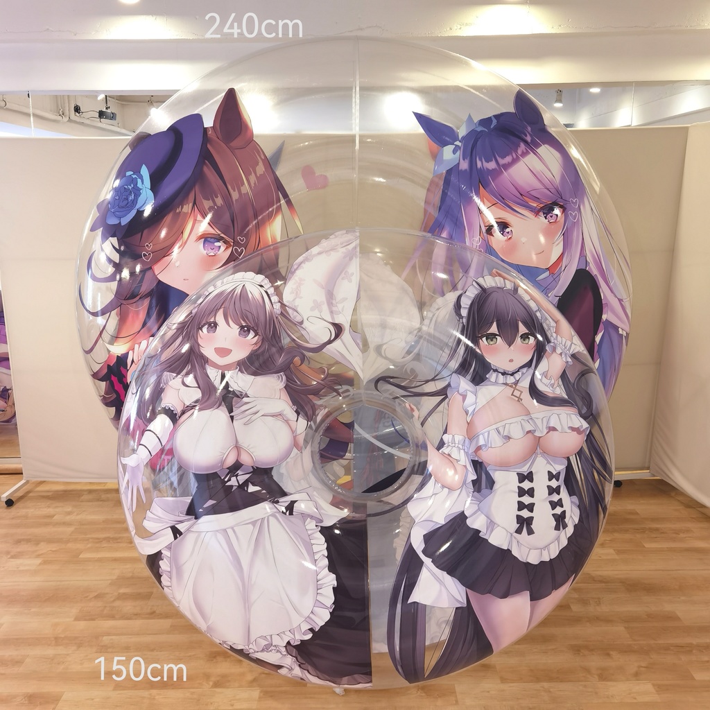 娘浮き輪 Musume ring-shape inflatable