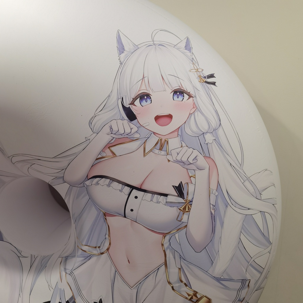 信濃&猫耳イラストリアス浮き輪 Shinano & Cat ear Illustrious ring-shape inflatable
