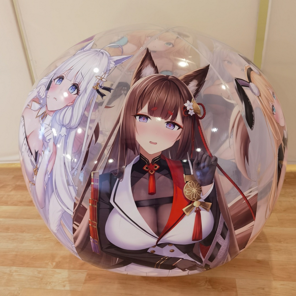 アズレンビーチボール4 わからせ版 SPH付き AzurLane inflatable4 Wakarase ver with SPH (spherical shape)