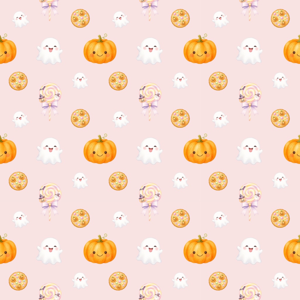 ほっこりかわいいハロウィン デジタルペーパー3枚セット