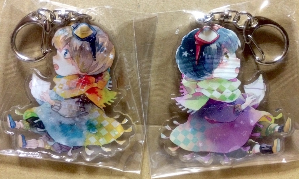 アクリルキーホルダー4種