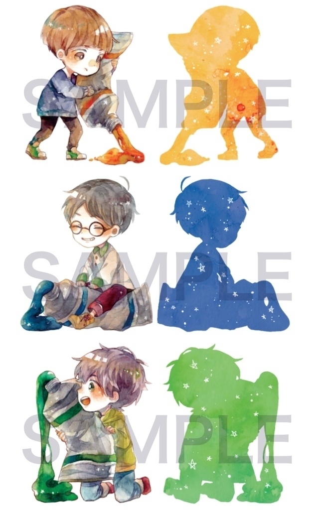 アクリルキーホルダー4種